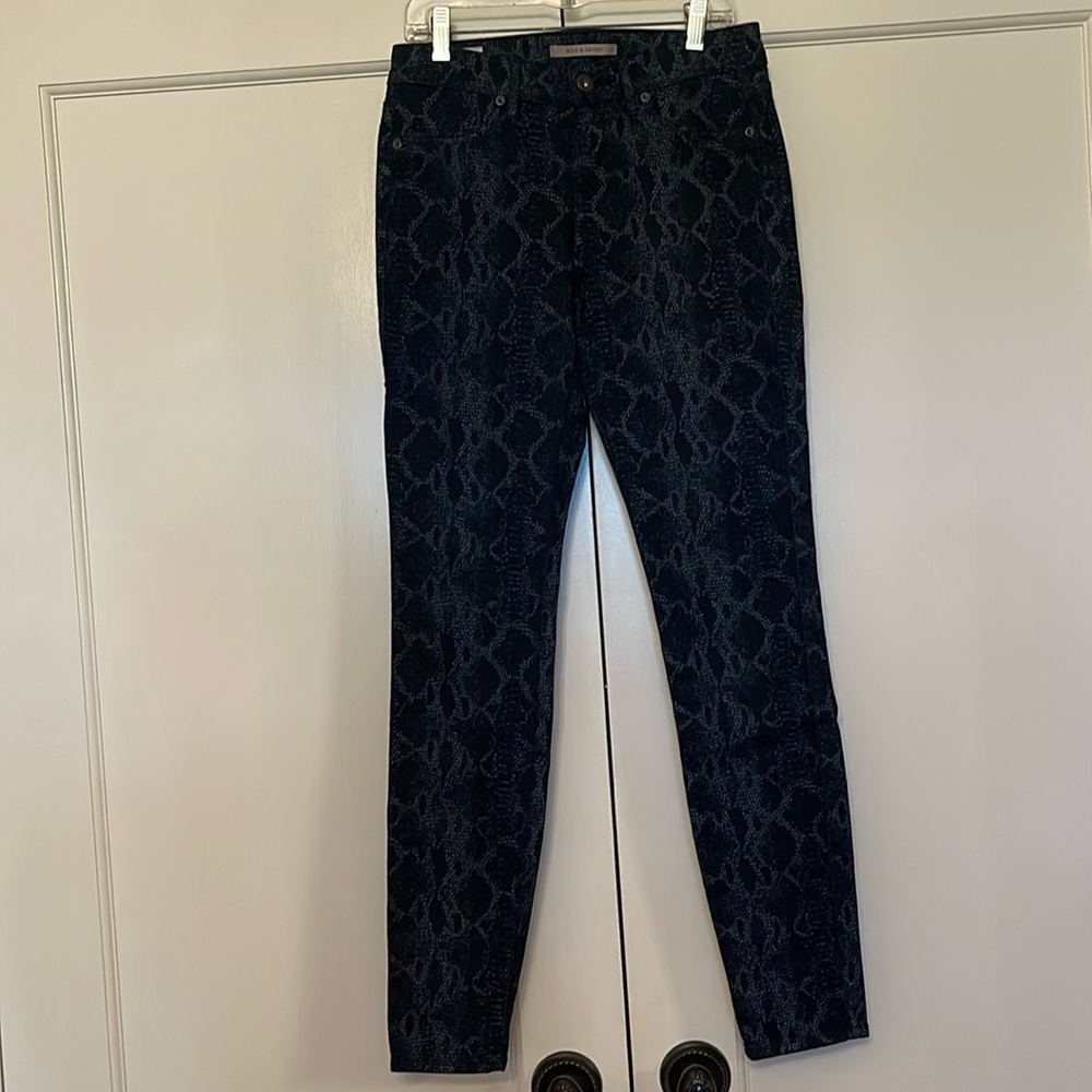 Printed jeans